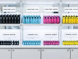 Toner cartridge staging