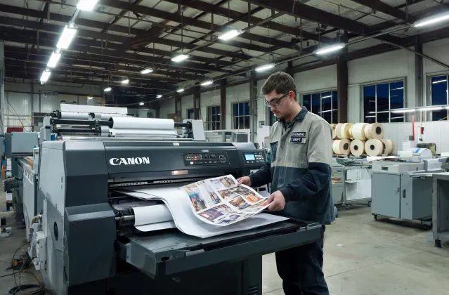 Mid-west catalog printer pressroom